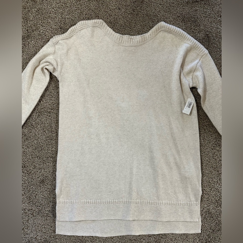 Old Navy Elegant Cream Sweater - Picture 4 of 7